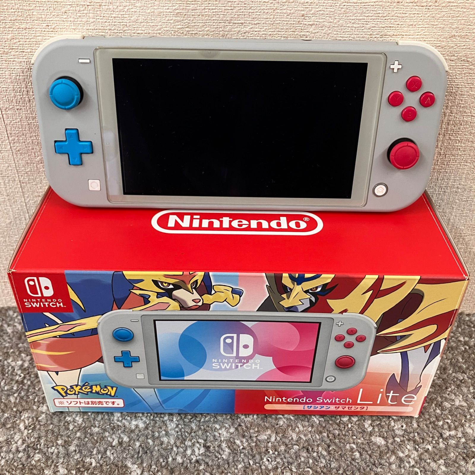 【動作確認済】Switch Lite ザシアン・ザマゼンタ 本体のみ 訳あり