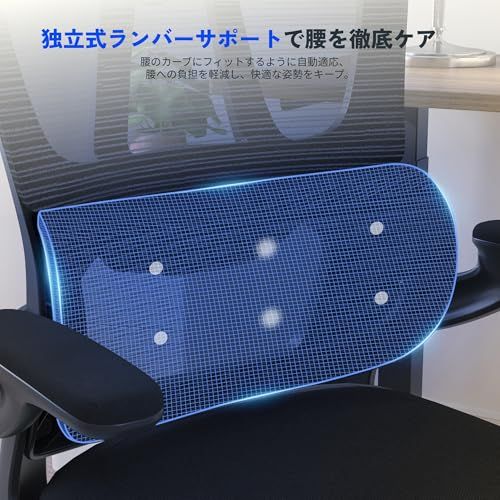 FLEXISPOT オフィスチェア デスクチェア OC6 人間工学 メッシュチェア