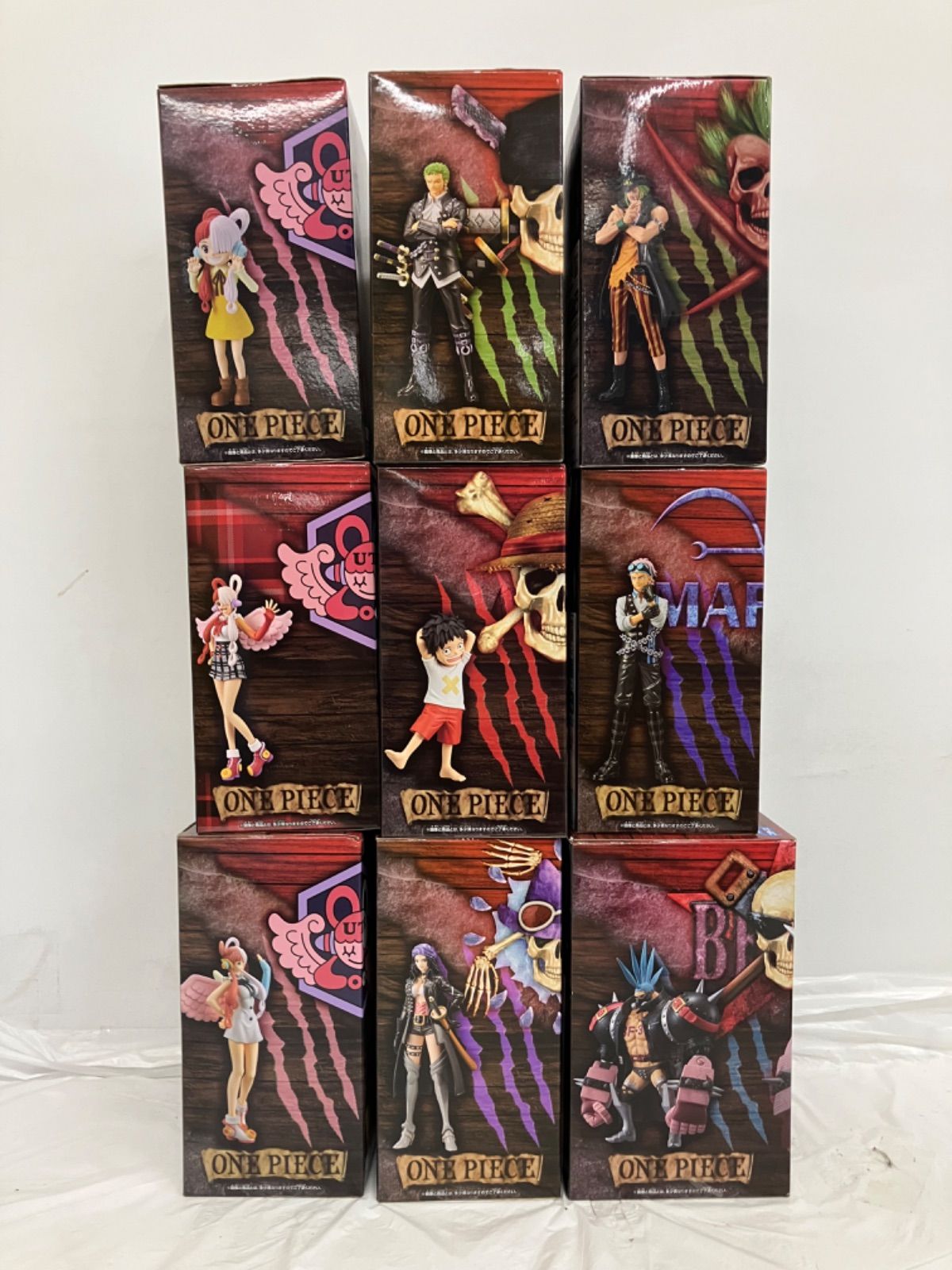 未開封 ONE PIECE ワンピース DXF RED フィギュア ルフィ 他 まとめ 9