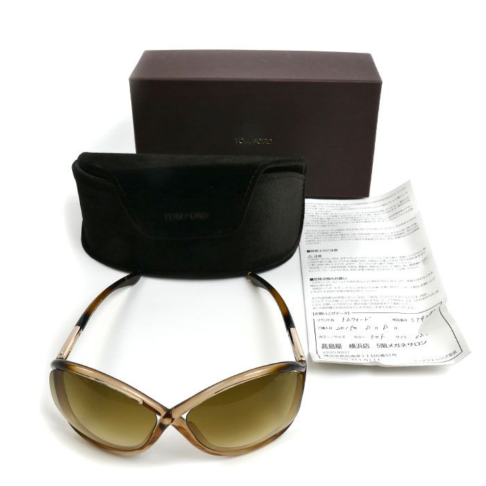 TOM FORD トムフォード Whitney サングラス ブラウン TF9 74F 64□14