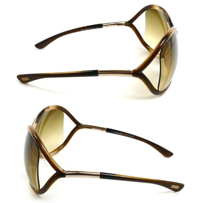 【美品】TOM FORD レディースサングラス　ブラウン　TF9 WHITNEY TOM FORD トムフォード Whitney サングラス ブラウン TF9 74F 64□14