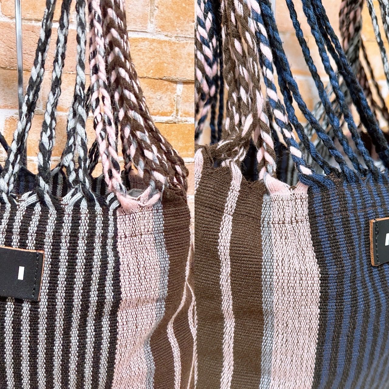 美品) MARNI(マルニ)トートバッグ ストライプ ハンモックバッグ - メルカリ