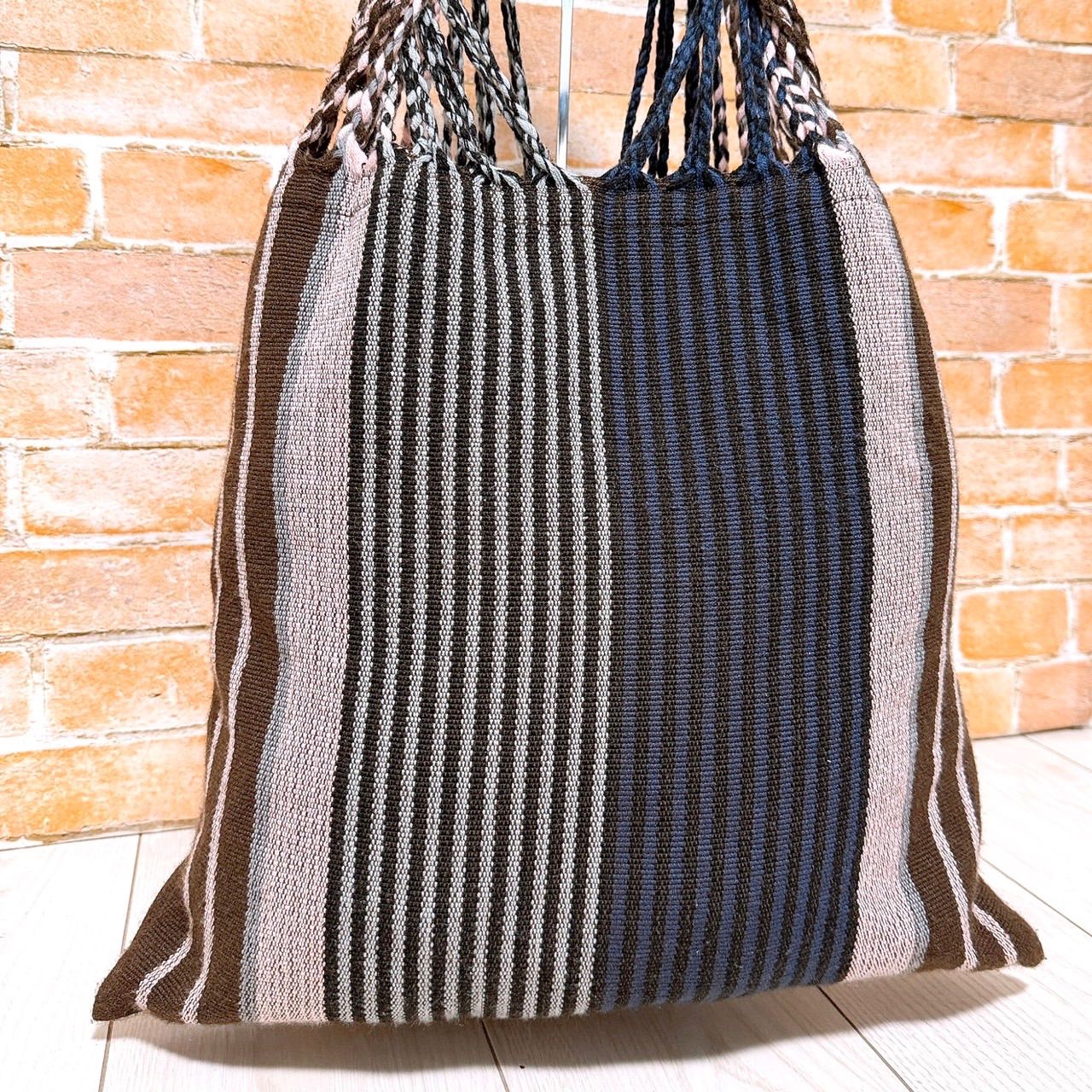 【MARNI】ストライプ ハンモックバッグ 美品) MARNI(マルニ)トートバッグ ストライプ ハンモックバッグ - メルカリ