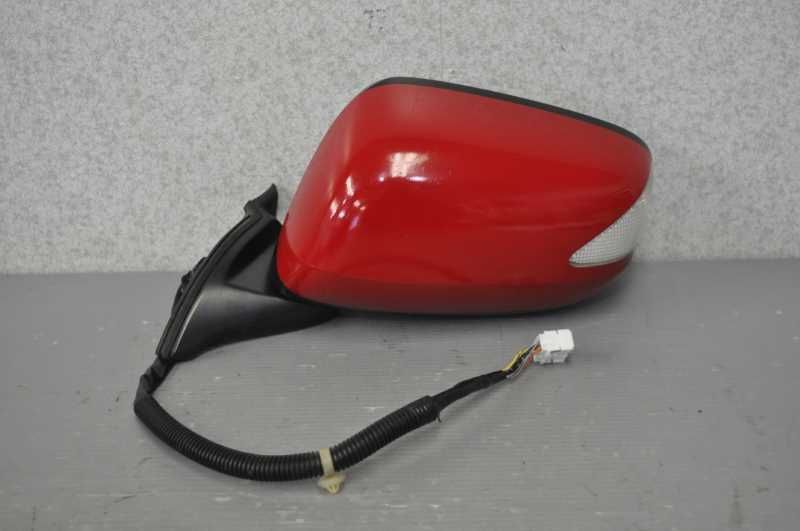 左 ドアミラー 電格 11P ウィンカー ヒーター付 R81 赤 (GP2) フィット シャトル ハイブリッド 前期 021453 s024431B