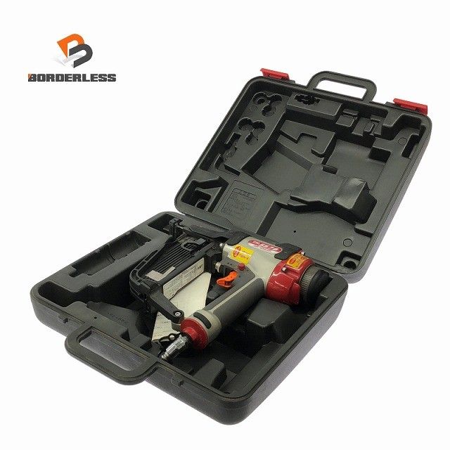 ☆美品☆MAX マックス 常圧エアネイラ TA-557B/957Tフロア エア工具 エアーツール 大工 タッカ 釘打ち127824