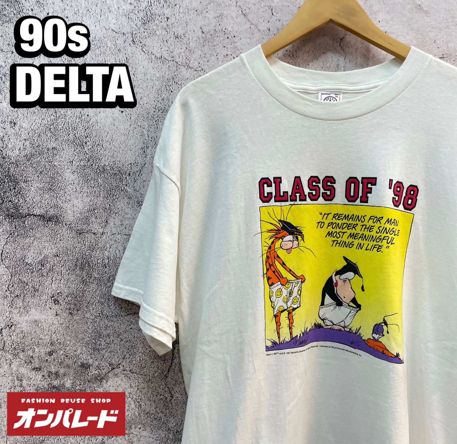90s 00s DELTA ヴィンテージ Tシャツ Y2K オーパス&ビル