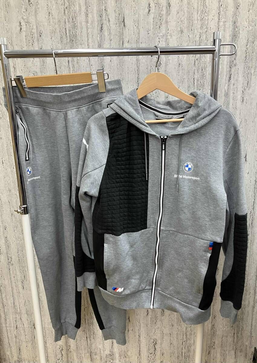 puma × BMW Motersport プーマ スウェット パーカー 上下セット グレー