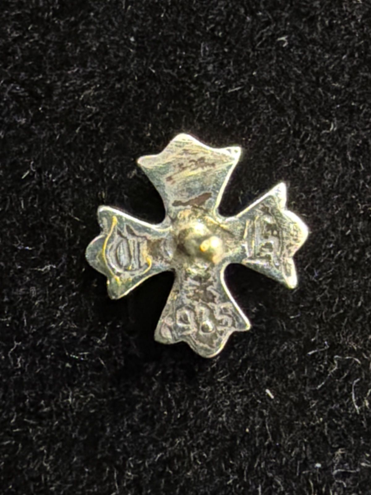 未使用 CHROME HEARTS クロムハーツ CH プラス 1Pダイヤモンド スタッド ピアス 未使用 CHROME HEARTS クロムハーツ CH プラス 1Pダイヤモンド スタッド ピアス