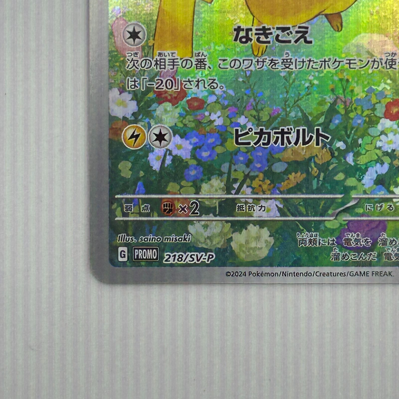 ピカチュウ：ポケカの夏がキタ！プロモカードGetキャンペーン！ PROMO