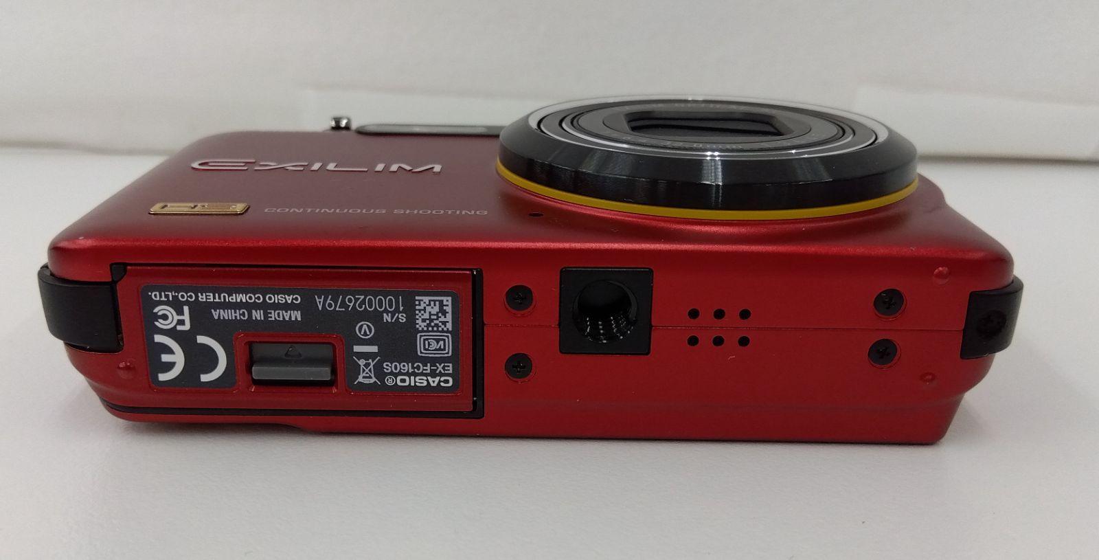 中古品・現状品】CASIO カシオ デジタルカメラ EXFILM EX-FC160S 本体