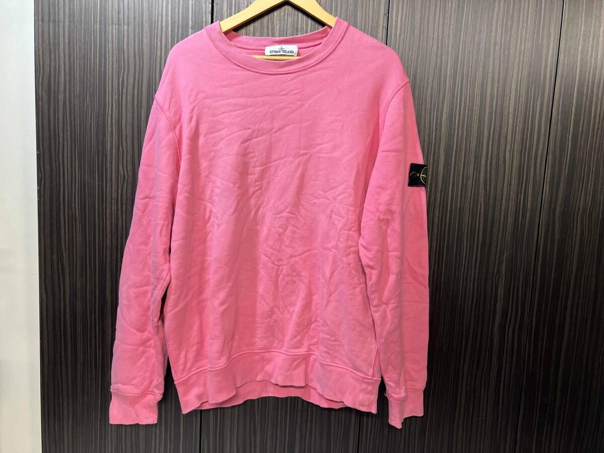 STONE ISLAND ストーンアイランド スウェット 731563020 ピンク サイズ