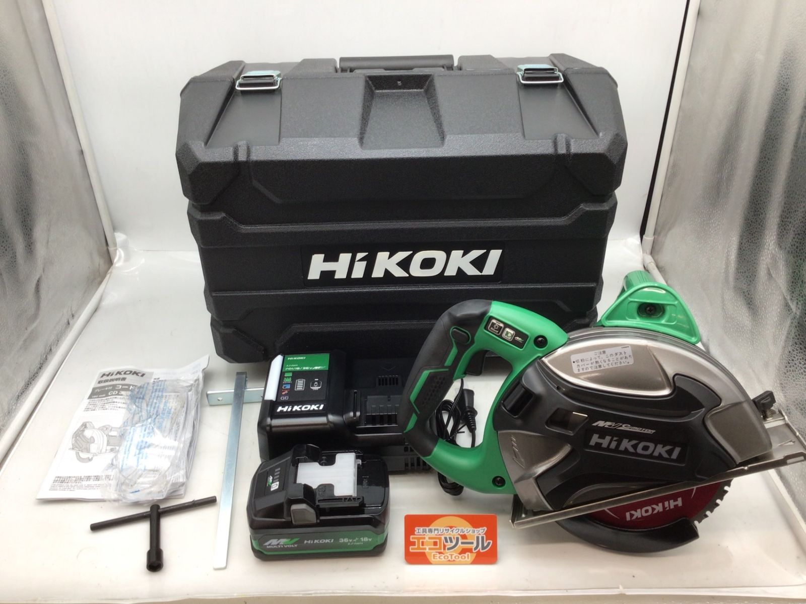 【未使用】HiKOKI/ハイコーキ CD3607DA(WPZ) ☆ 36V 充電式チップソーカッタ チップソー180~185mm 蓄電池・充電器・ケース付 [IT_NRFC9][知立][M04]