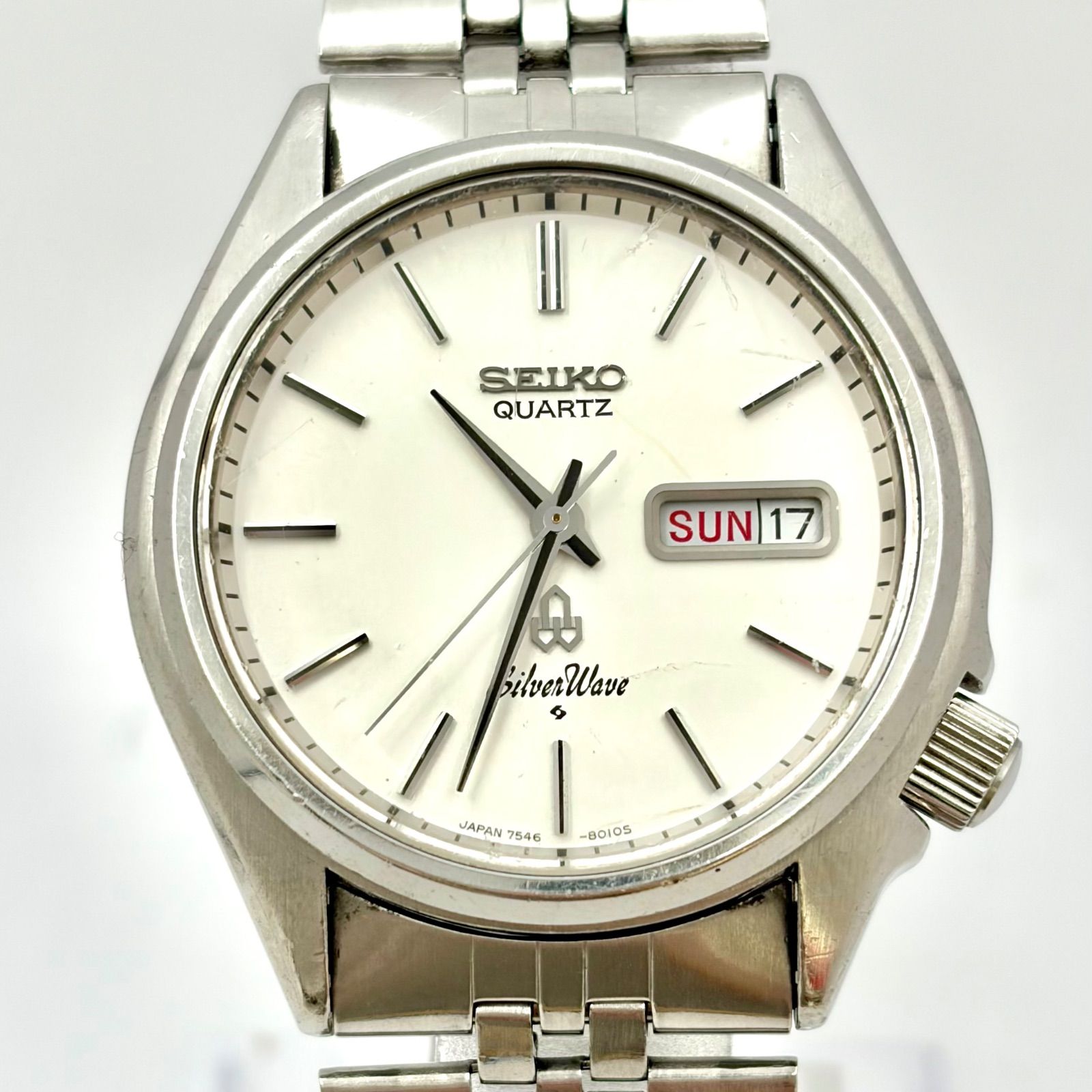 新品電池】SEIKO セイコー Silver Wave シルバーウェーブ メンズ