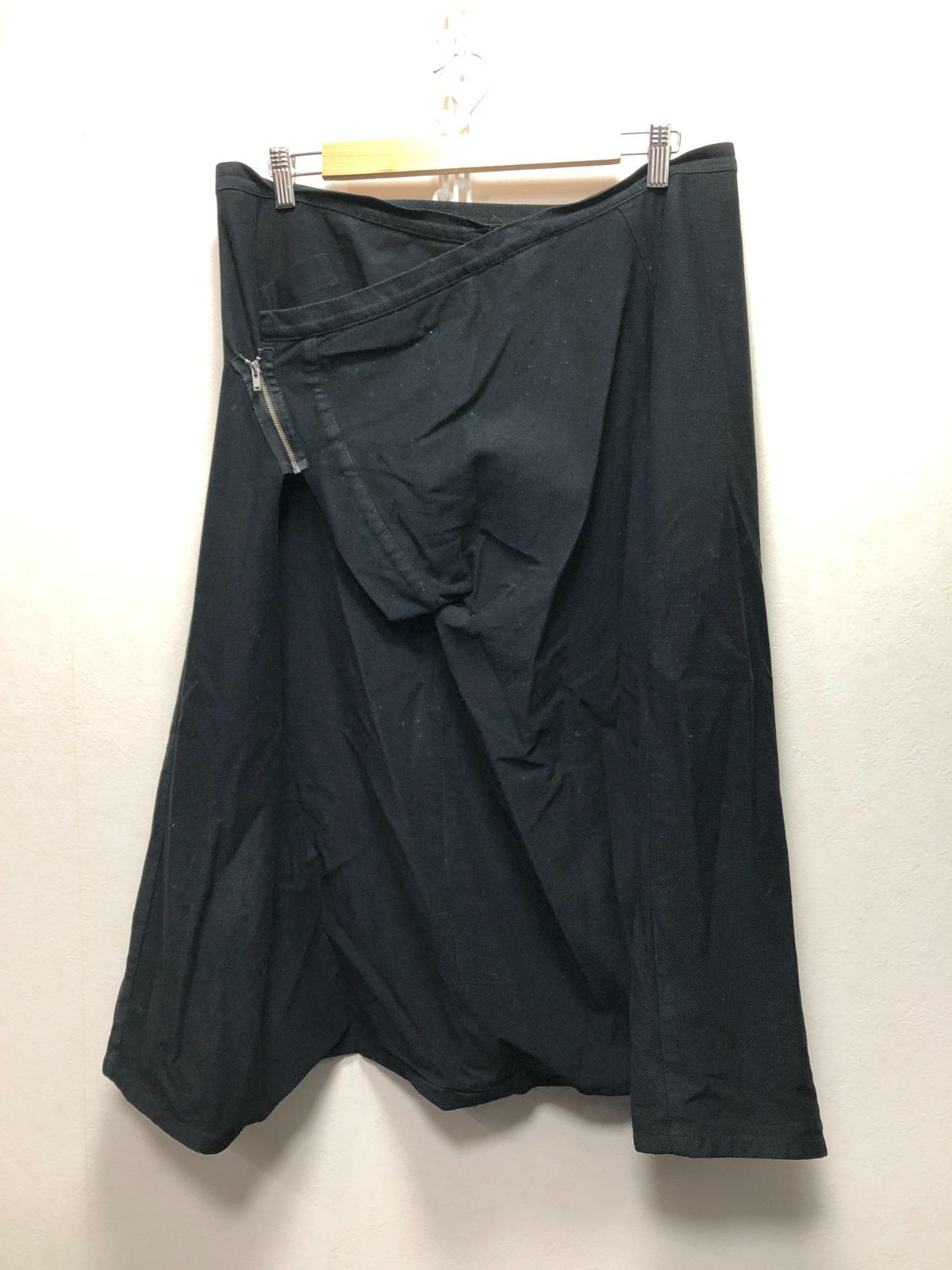 045071 Y's サルエル パンツ 2 ブラック ワイズ メンズ レディース