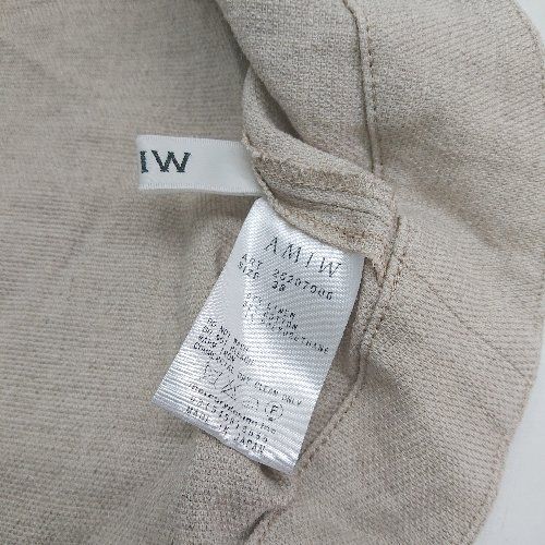 ◇ AMIW アミウ - ノースリーブ サイズ38 ベージュ系 レディース E 