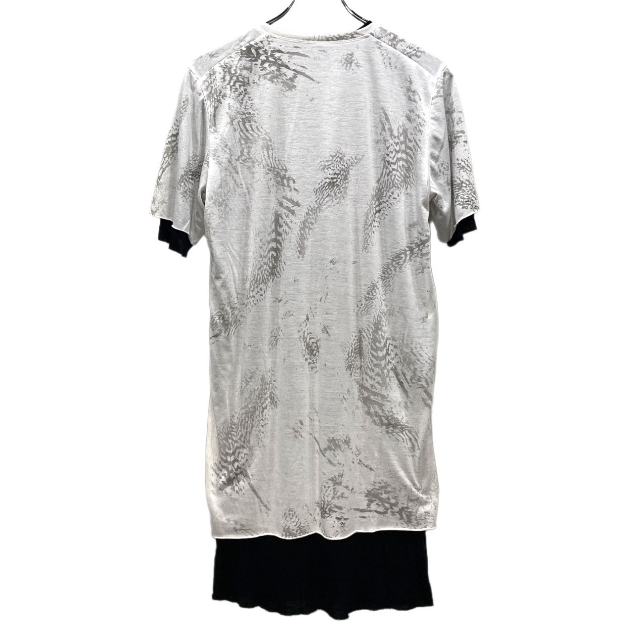 14th Addiction レイヤードカットオフTシャツ カットソー Tee T-shirt 