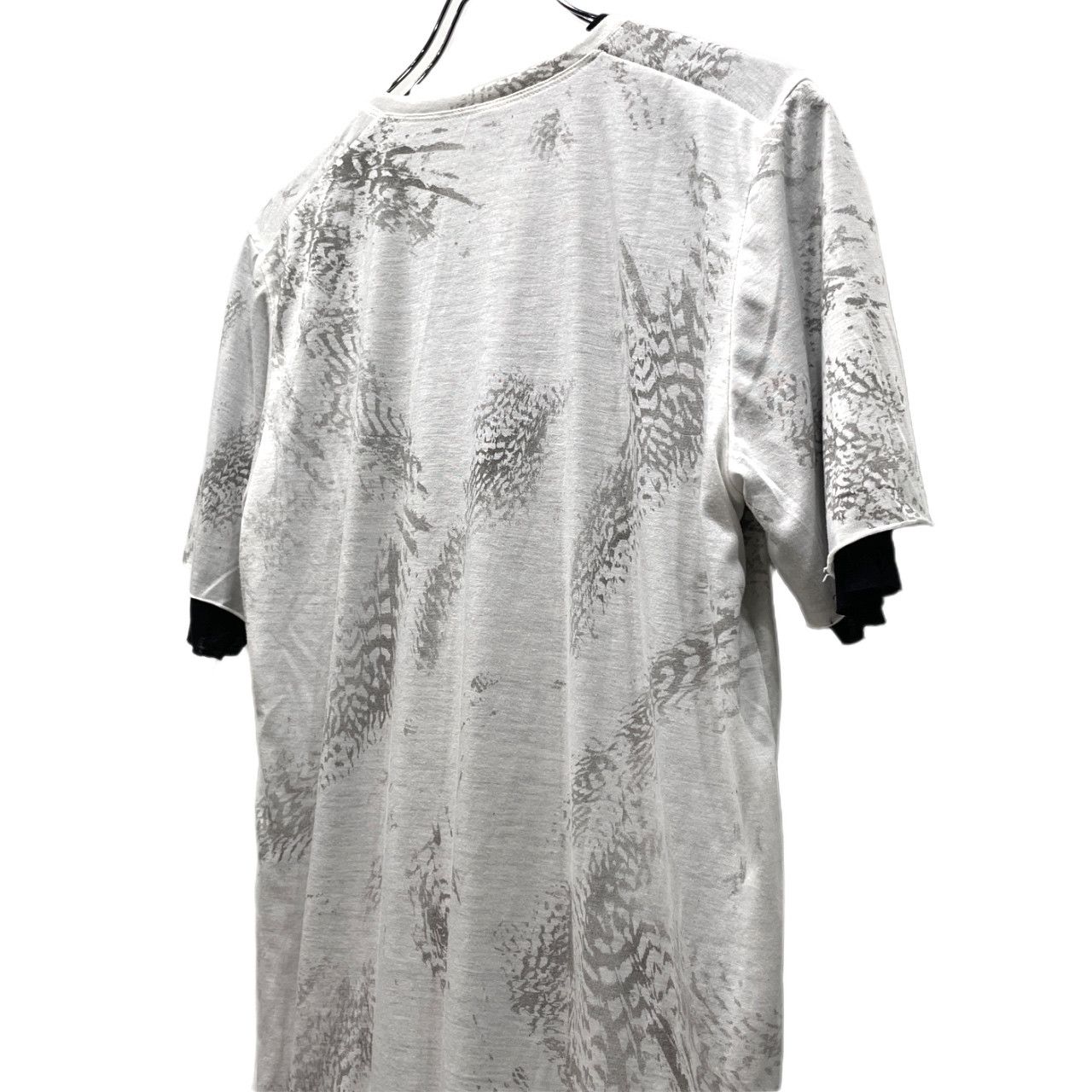 14th Addiction レイヤードカットオフTシャツ カットソー Tee T-shirt 