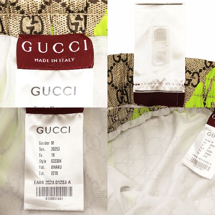 未使用】GUCCI グッチ ハーフパンツ サイズ M メンズ 2025年製