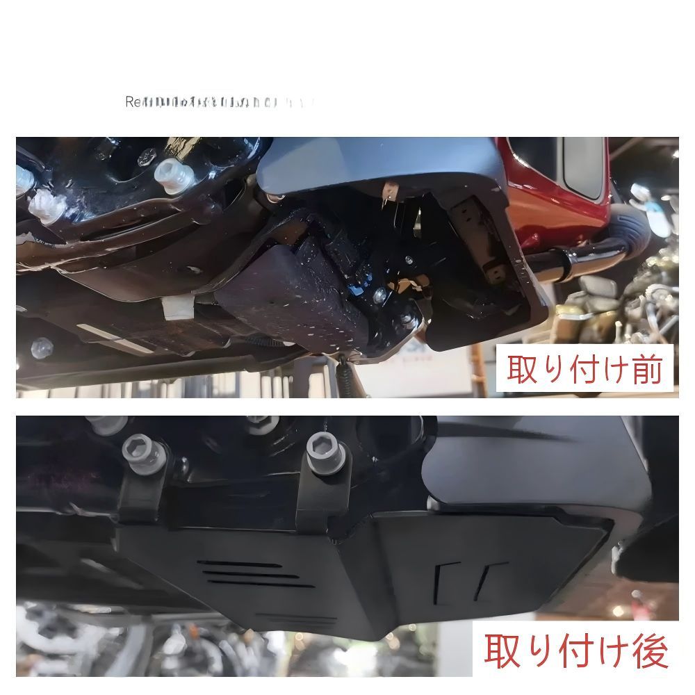 【送料無料】ハーレー(Harley) Road King/CVO Road Glide/Street Glide(18-23)用アルミアンダーガード ブラック 耐衝撃・防錆・軽量 ノーマル保護 簡単取付 ドレスアップ抜群 ツーリング安心 高耐久