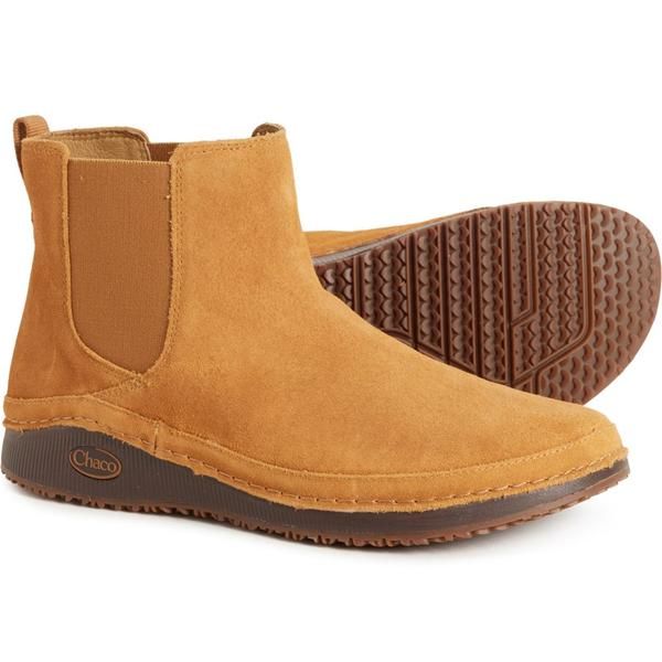 チャコ レディース シューズ ブーツ・レインブーツ チェルシーブーツ スエード チェルシー Chaco Paonia Chelsea Boots Waterproof Suede For Women Caramel Brown ブラウン