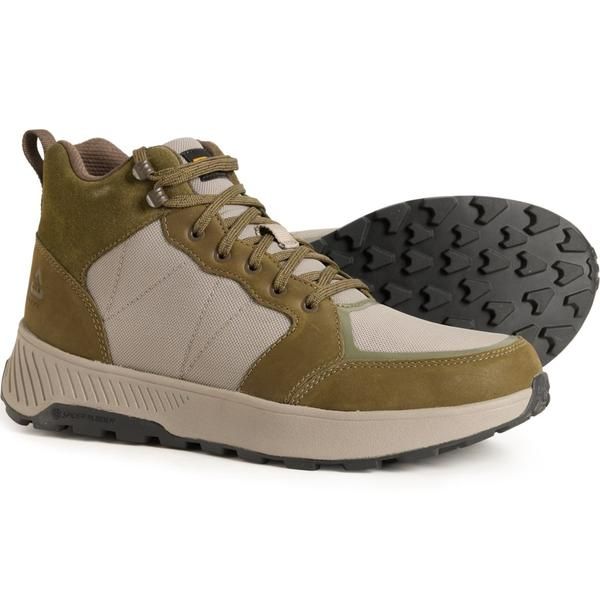 テバ メンズ シューズ ブーツ・レインブーツ レザー Teva Ellwood Mid Rapid Proof Hiking Boots Waterproof Leather For Men Dark Olive Desertaupe オリーブ