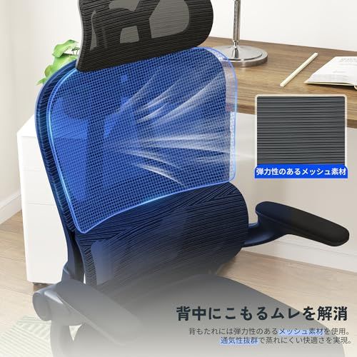 FLEXISPOT オフィスチェア デスクチェア OC6 人間工学 メッシュチェア