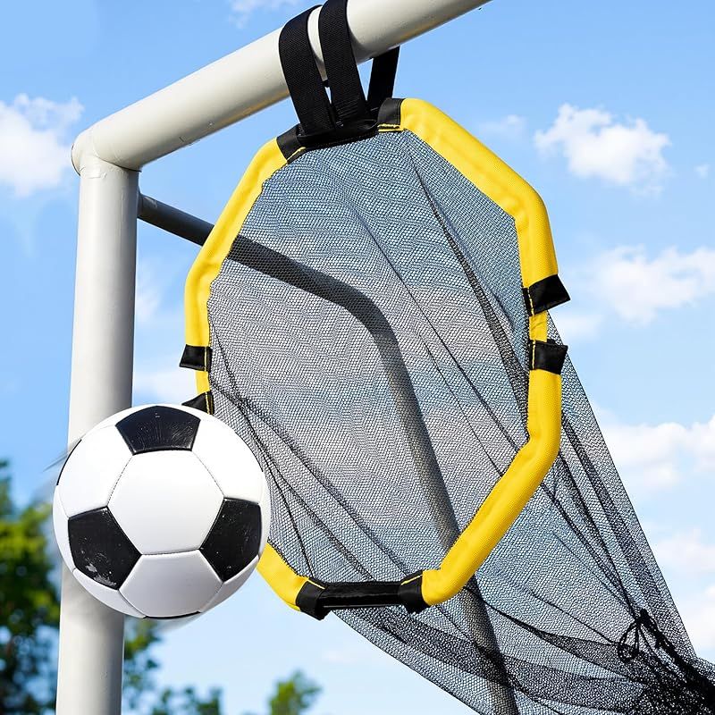 サッカーターゲット サッカーゴール ターゲット 取り外す可能 持ち運びやすい 取り付け簡単 (黄色) 0
