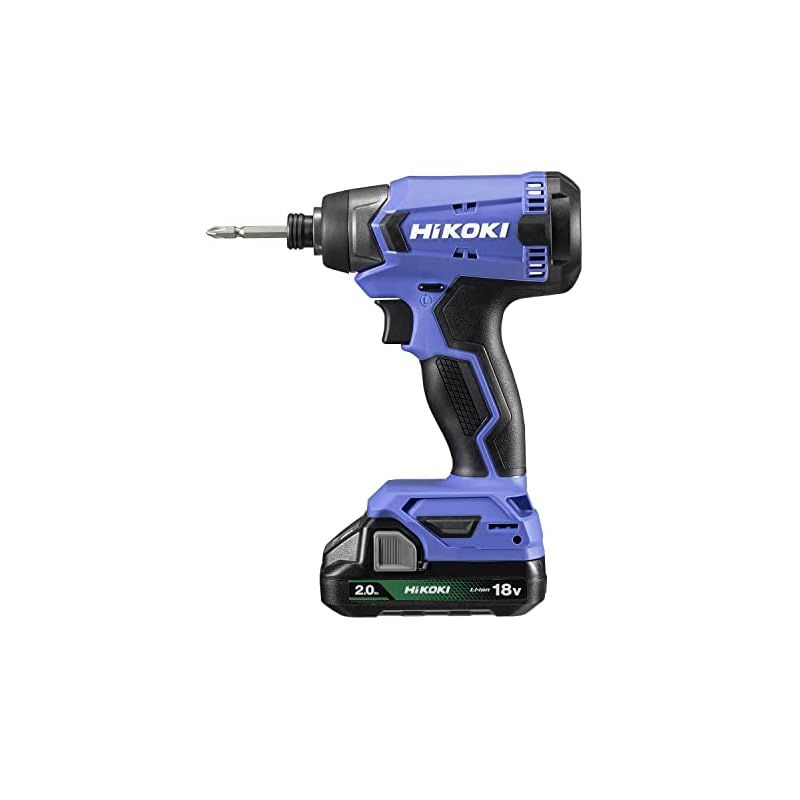 HiKOKI(ハイコーキ) 18V インパクトドライバー FWH18DA 2.0Ah バッテリー2個・充電器・ケース付 充電式 電動ドライバー FWH18DA（2BG) 1