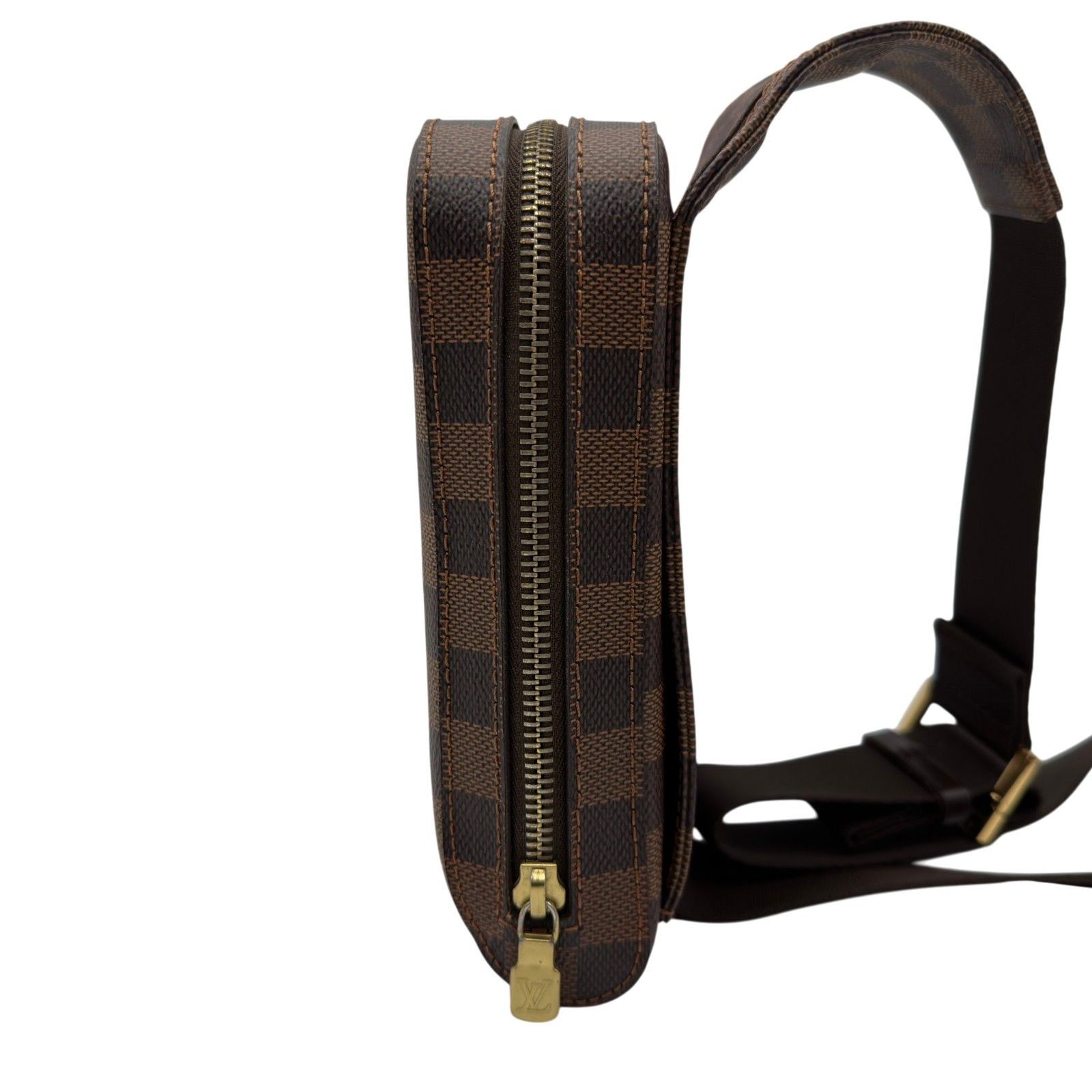 ルイ・ヴィトン LOUIS VUITTON ジェロニモス N51994 ブラウン ダミエ 