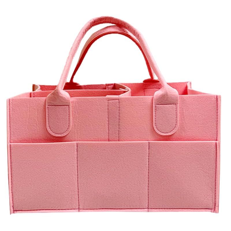 Diaper storage Diapers stocker Baby & Toddler Storage & Organization Diaper storage Storage & Organization Bag Lightweight Baby & Toddler Foldable baby supplies bag Household Supplies Storage & Organization Bo (pink) 0