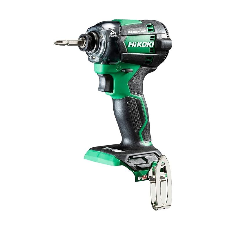 HiKOKI(ハイコーキ) 18V 充電式 インパクトドライバー 最大締付トルク180N・m アグレッシブグリーン 蓄電池・充電器・ケース・ビット別売 WH18DC (NN) 0