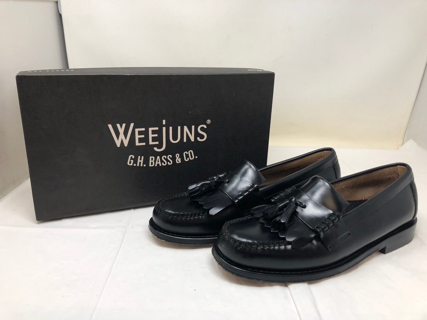◆G.H.BASS＆CO.　WEEjUNS　ローファー　黒　サイズ要確認　現状品◆21583★