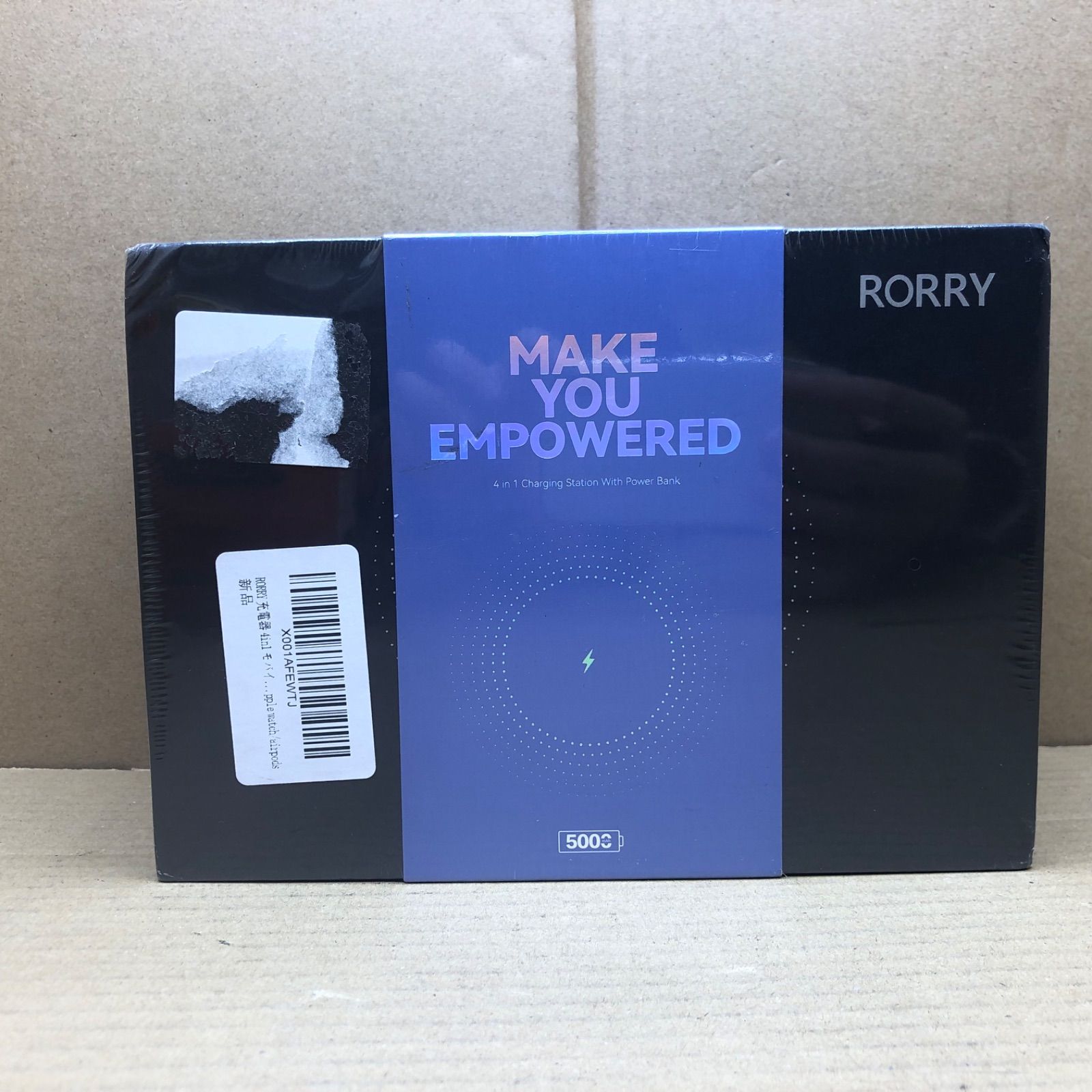 【新品未開封】 RORRY ワイヤレス充電器 4in1 mag-safe対応 5000mah モバイルバッテリー