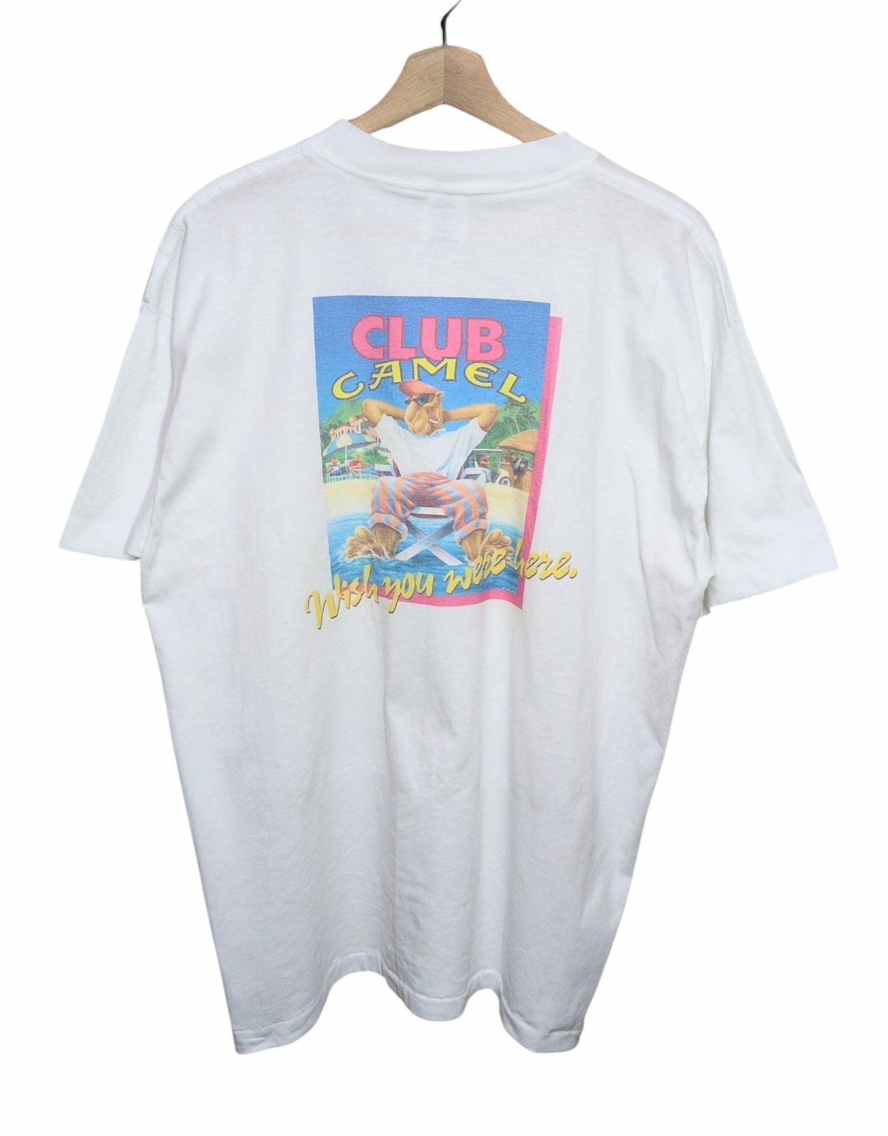 90s USA製 CAMEL キャメル CLUB CAMEL ポケットTシャツ - メルカリ