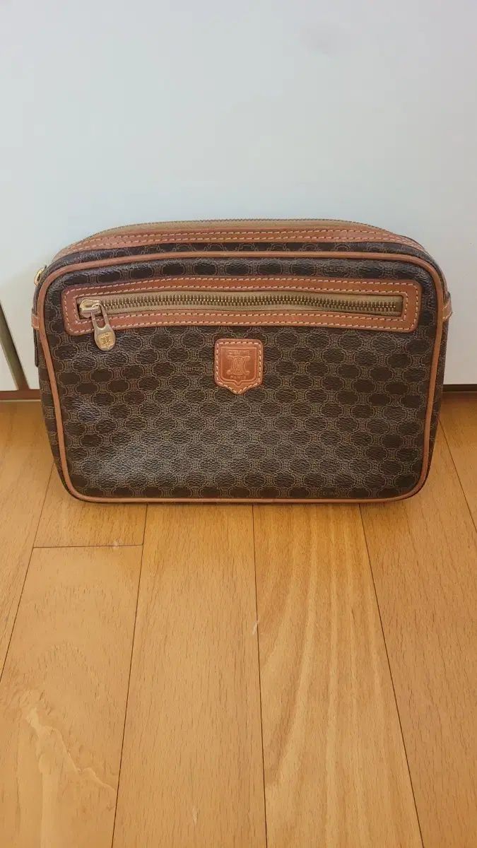 Celine セリーヌ マカダム クロスバック ブラウン