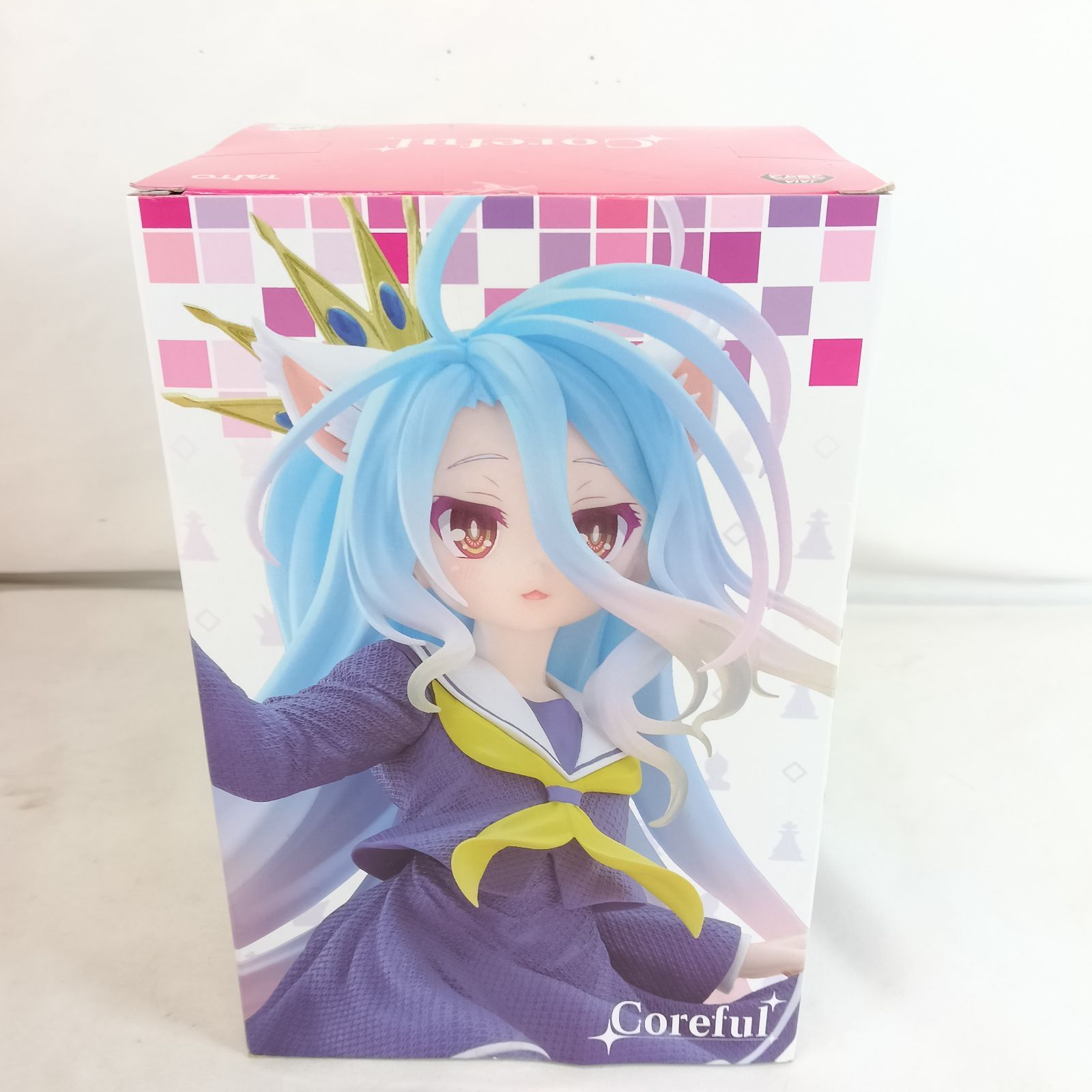 未開封 ノーゲームノーライフ Coreful フィギュア 白 猫耳制服ver 