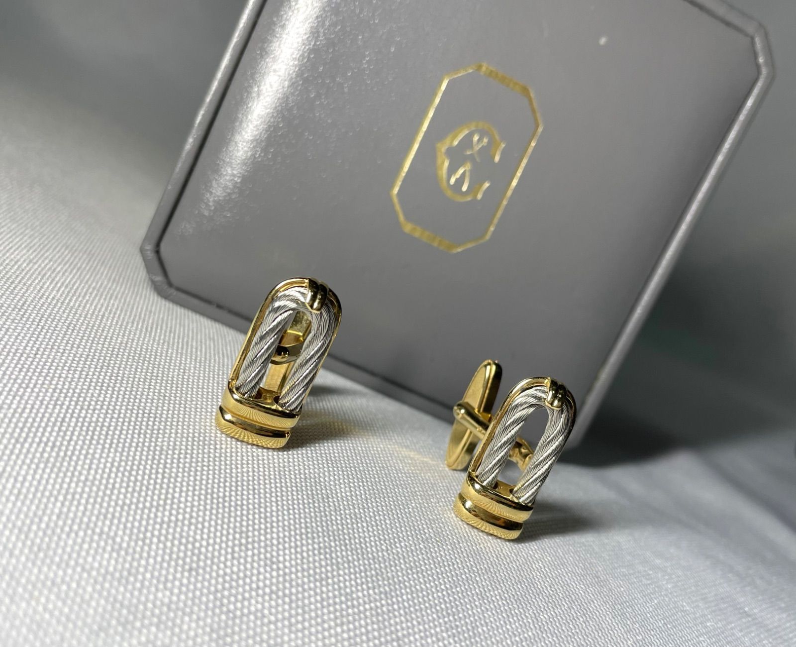 美品 PHILIPPE CHARRIOL フィリップシャリオール ワイヤー カデナ 