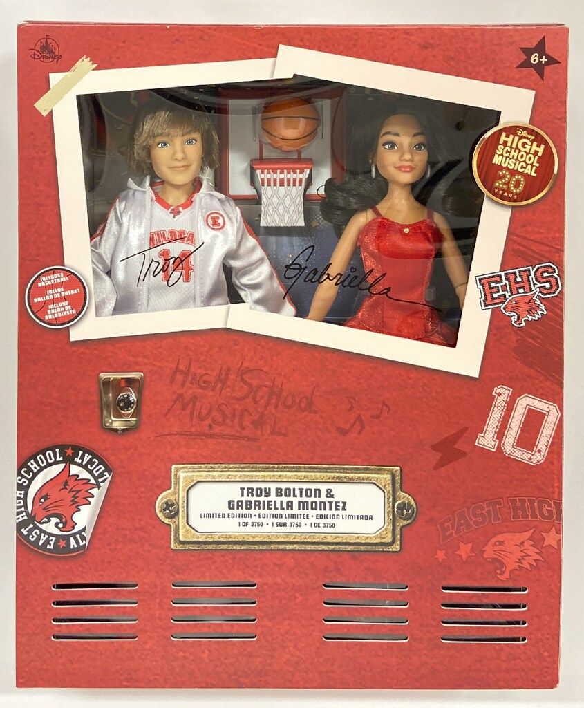 ディズニーストア Doll 20th Anniversary High School Musical Troy