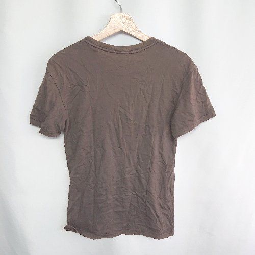 ◇ ⊂ achene エイキーン 半袖 Tシャツ サイズS ブラウン系 レディース E 【1409100056556】