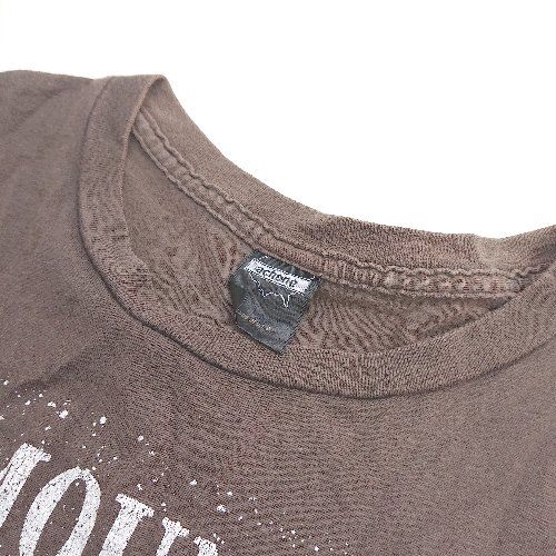 ◇ ⊂ achene エイキーン 半袖 Tシャツ サイズS ブラウン系 レディース E 【1409100056556】