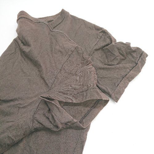 ◇ ⊂ achene エイキーン 半袖 Tシャツ サイズS ブラウン系 レディース E 【1409100056556】