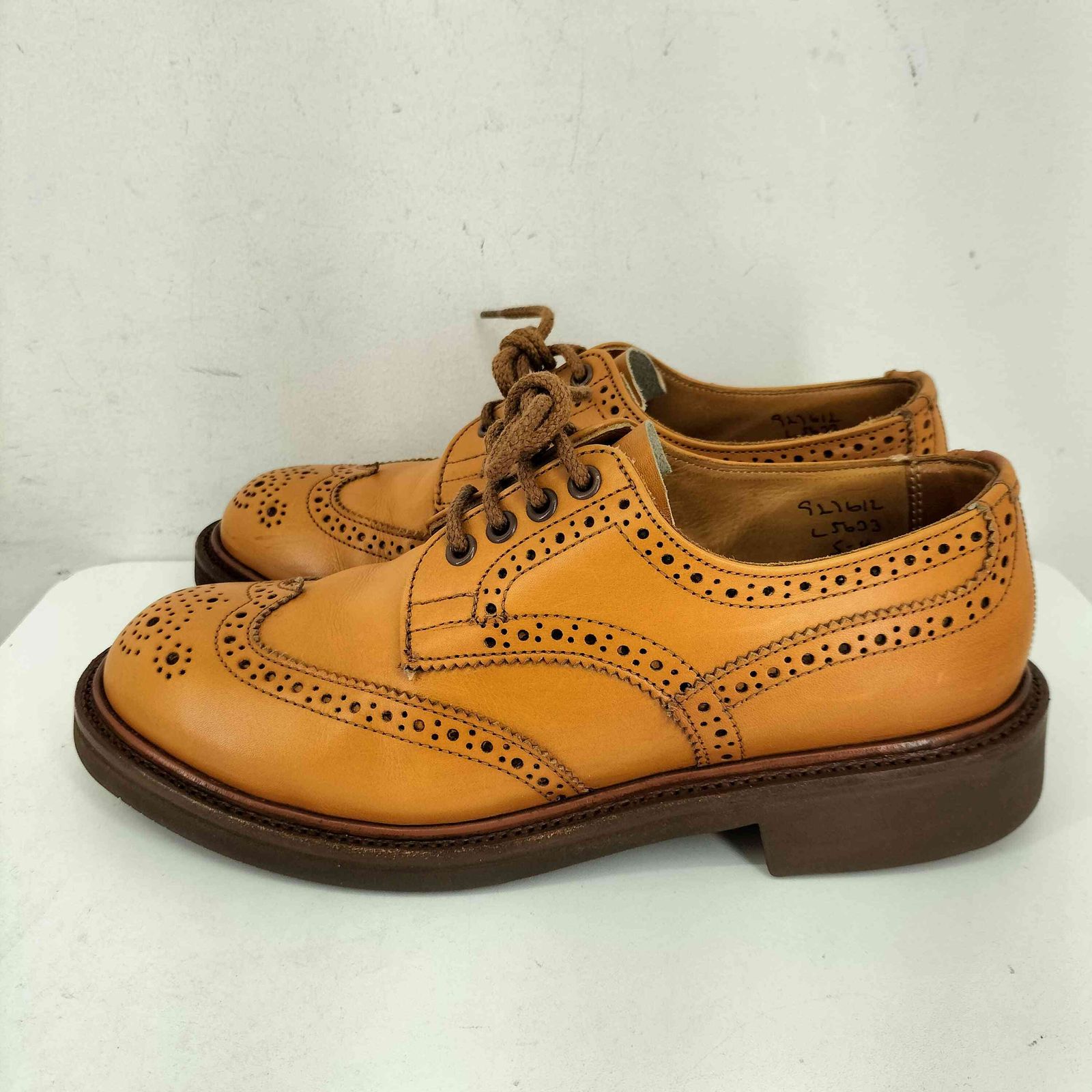 トリッカーズ Trickers ウイングチップ ドレスシューズ メンズ S 