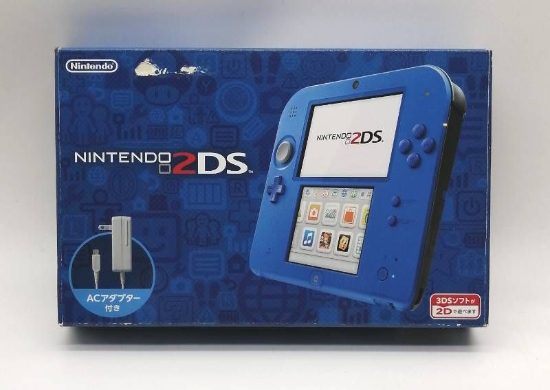 美品！Nintendo 2DS ニンテンドー 本体 ブルー 任天堂 箱付き