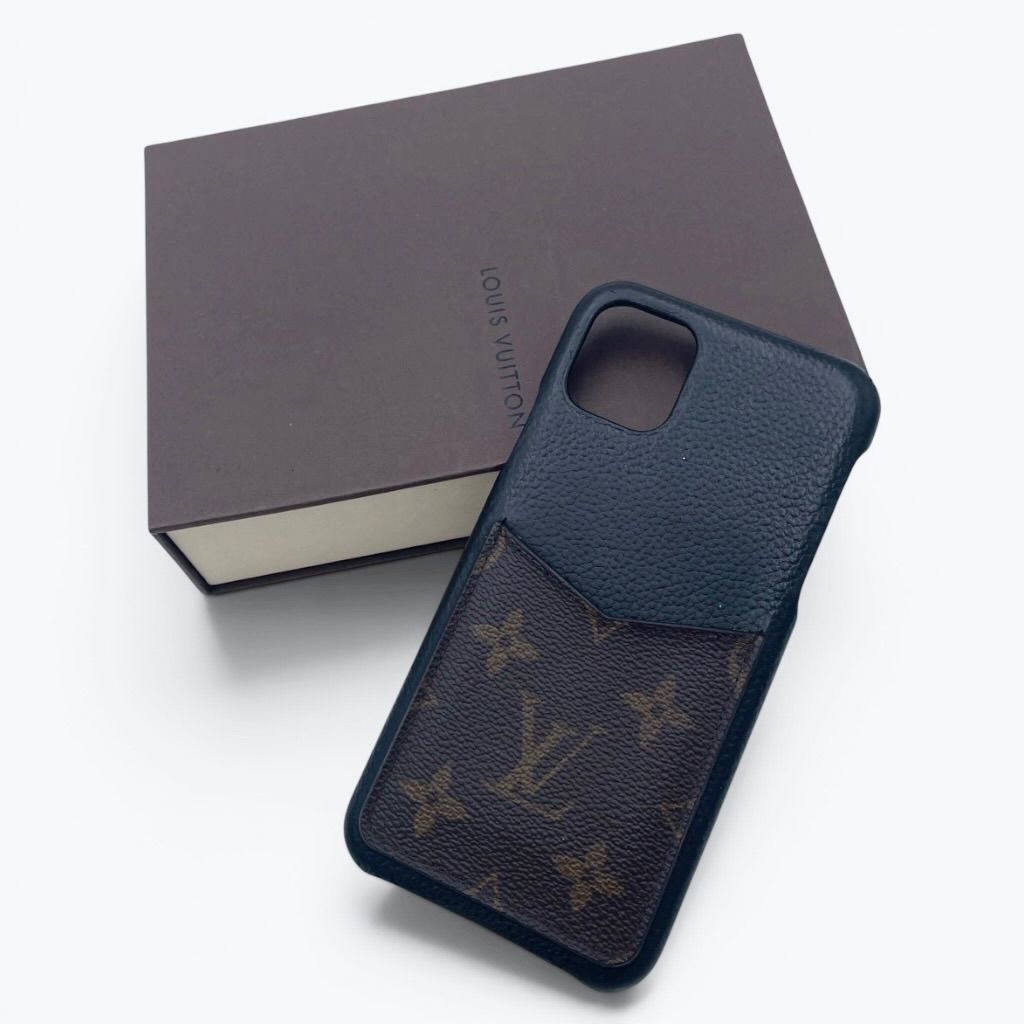 ルイヴィトン モノグラム iPhone11 Pro Max ケース ブラック/ブラウン