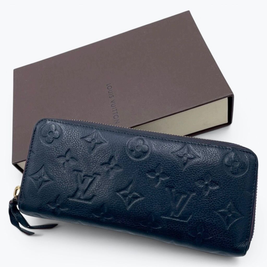 LOUIS VUITTON ルイヴィトン マヒナ ジッピーウォレット モノグラム レザーウォレット 長財布 本革 ノワール ラウンドジップ ブラック 黒 M61867 メンズ レディース ユニセックス 箱付き 正規品 真贋鑑定済み