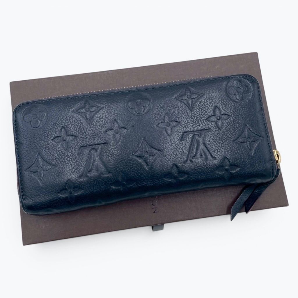 LOUIS VUITTON ルイヴィトン マヒナ ジッピーウォレット モノグラム レザーウォレット 長財布 本革 ノワール ラウンドジップ ブラック 黒 M61867 メンズ レディース ユニセックス 箱付き 正規品 真贋鑑定済み