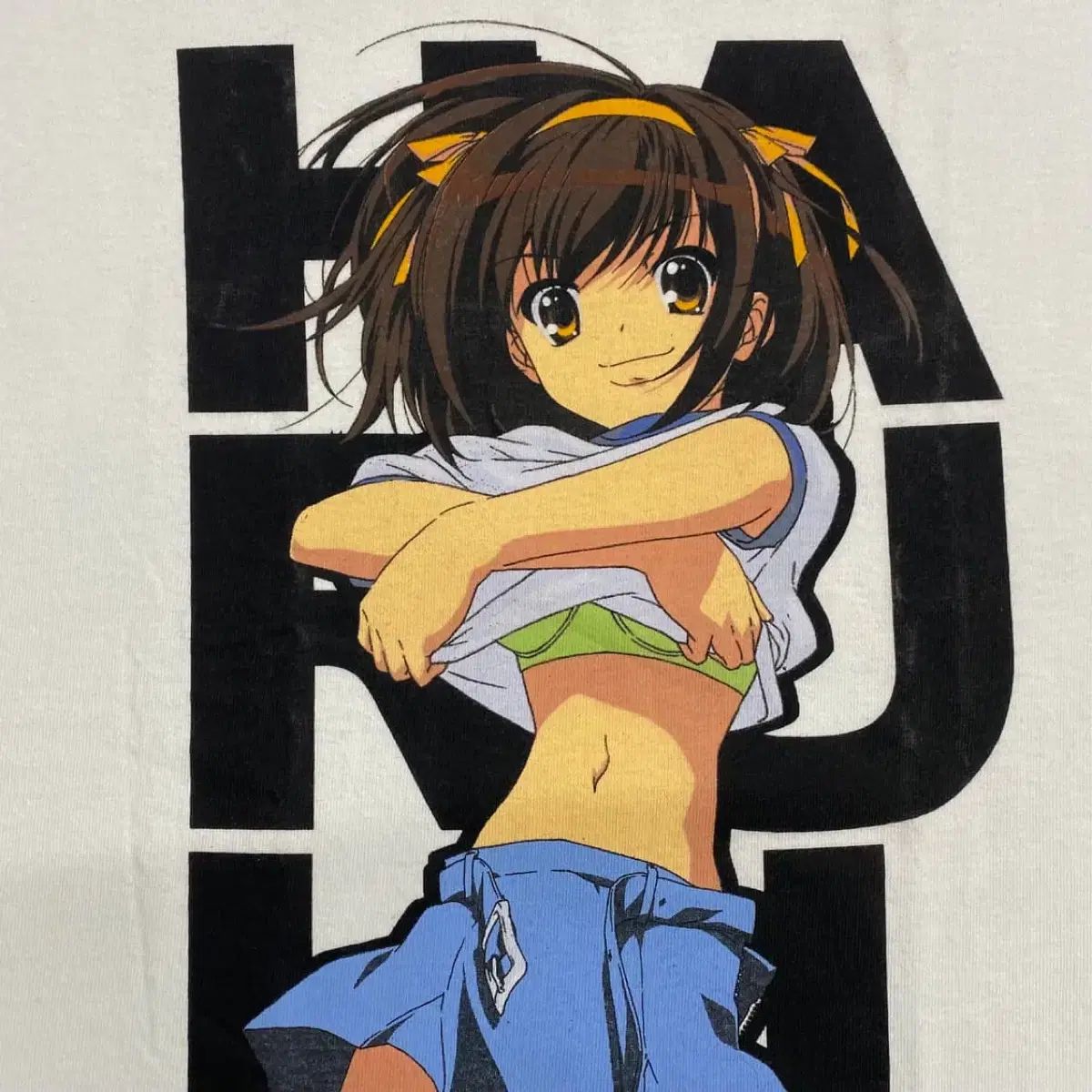 涼宮ハルヒ 00s ヴィンテージ アニメTシャツ - メルカリ