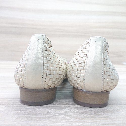 ◇ ⊂ FRESCA GINZA フレスカギンザ サンダル サイズ23 1/2 ゴールド系 レディース E 【1409100067804】