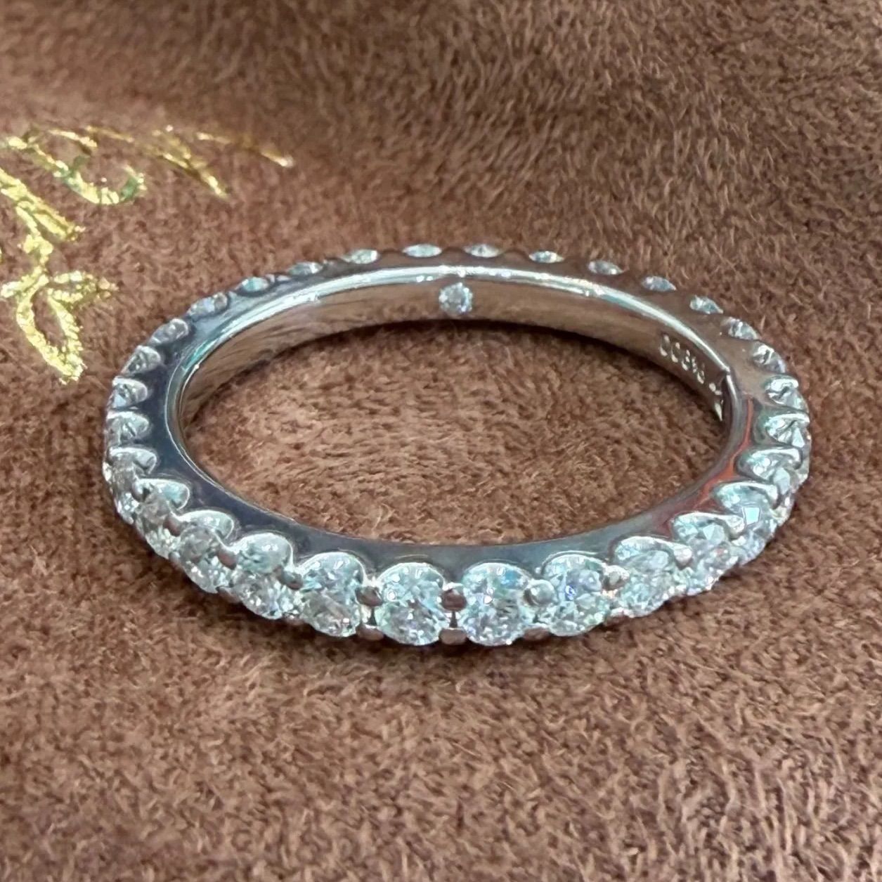 ポンテヴェキオ Pt900 ダイヤ1.03ct フルエタニティ リング - メルカリ