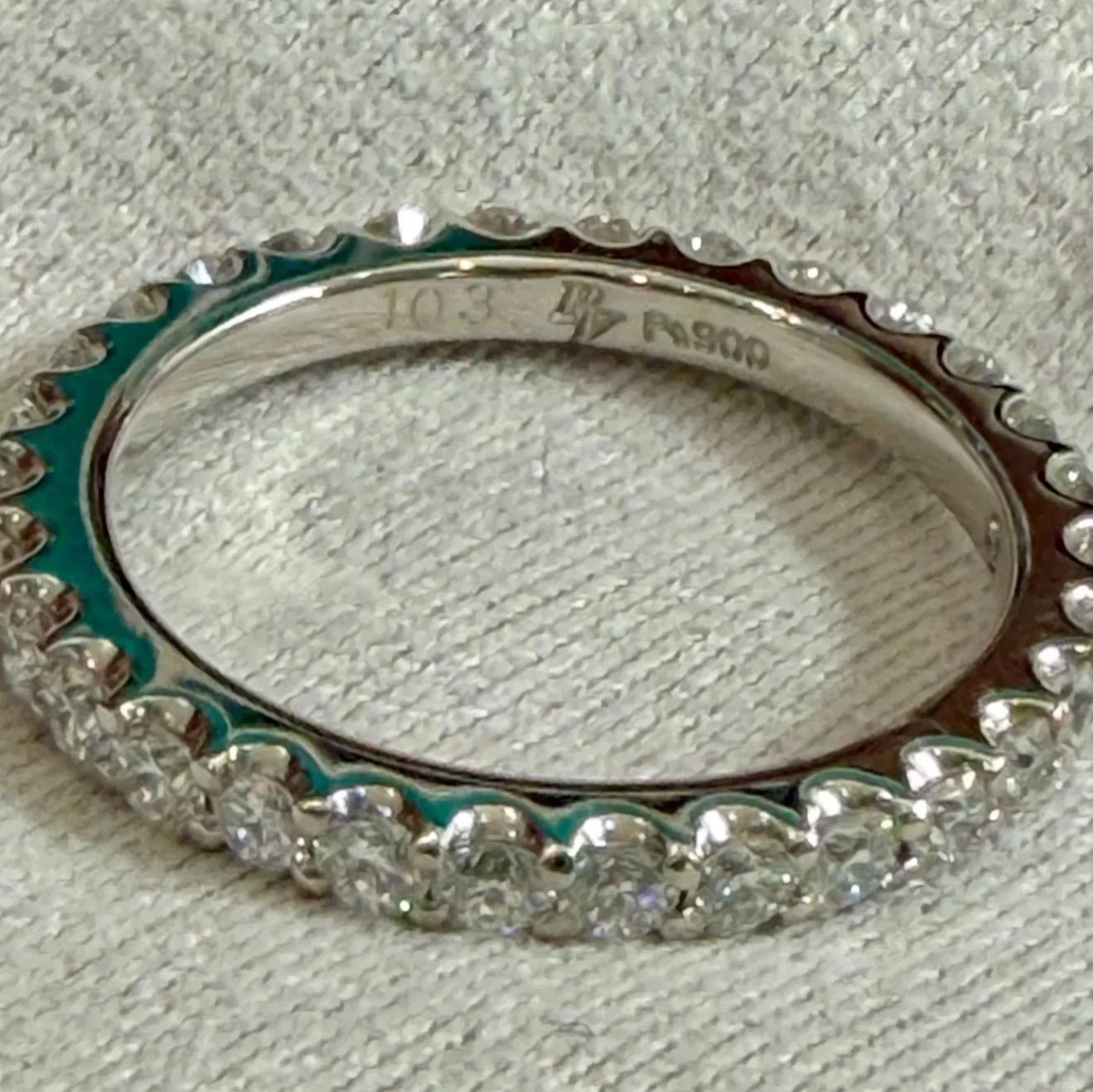 ポンテヴェキオ Pt900 ダイヤ1.03ct フルエタニティ リング - メルカリ